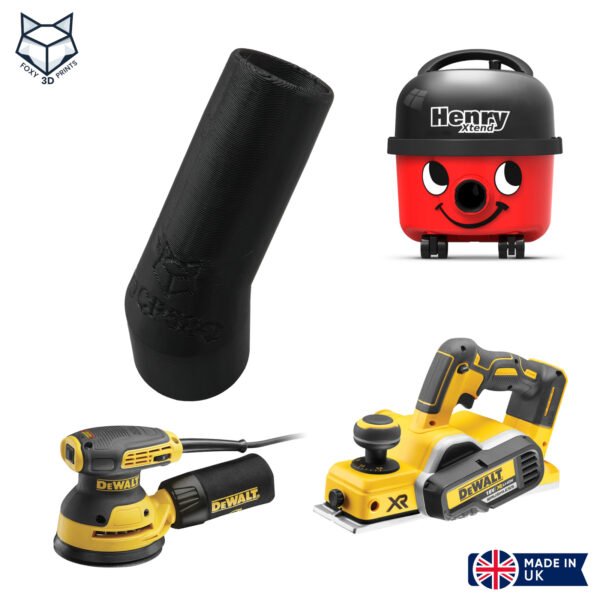 DeWalt DCP580 18V Planer & DWE6423 240V Sander Henry Vacuum Dust Adaptor