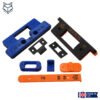 Toolstation (Hiatt) Tubular Latch Faceplate Jig Router Template Kit for 35/40/44 Door and Frame