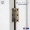 76mm (3 inch) and 102mm (4 inch) Slimline Hinge Jigs for Door and Door Frame