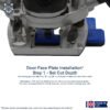 ERA Tubular Latch Faceplate Jig Router Template Kit for 35/40/44 Door and Frame