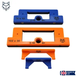 76mm (3 inch) and 102mm (4 inch) Slimline Hinge Jigs for Door and Door Frame