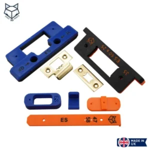 Eurospec Heavy Sprung Tubular Latch Faceplate Jig Router Template Kit for 35/40/44 Door and Frame